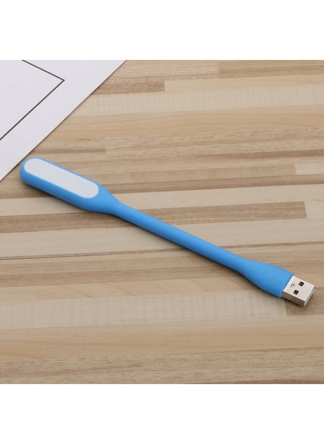 لمبة إضاءة LED USB 2835smd 15 وات قابلة للتعتيم لتوفير الطاقة ضوء أبيض دافئ مناسب لمصباح الكمبيوتر المكتبي - اللون: أزرق - الأبعاد: فحص كامل + حقيبة Opp معبأة