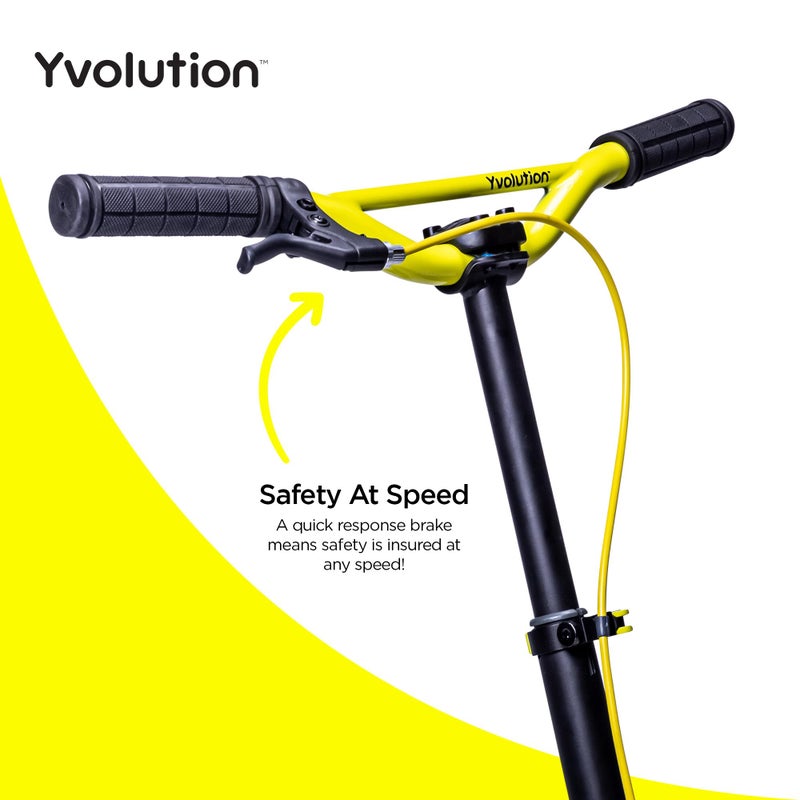 Yvolution Y Fliker Pro Drifting Scooter Foldable Swing Wiggle Scooter for Boys and Girls Age 6+ Years Old - Image 5