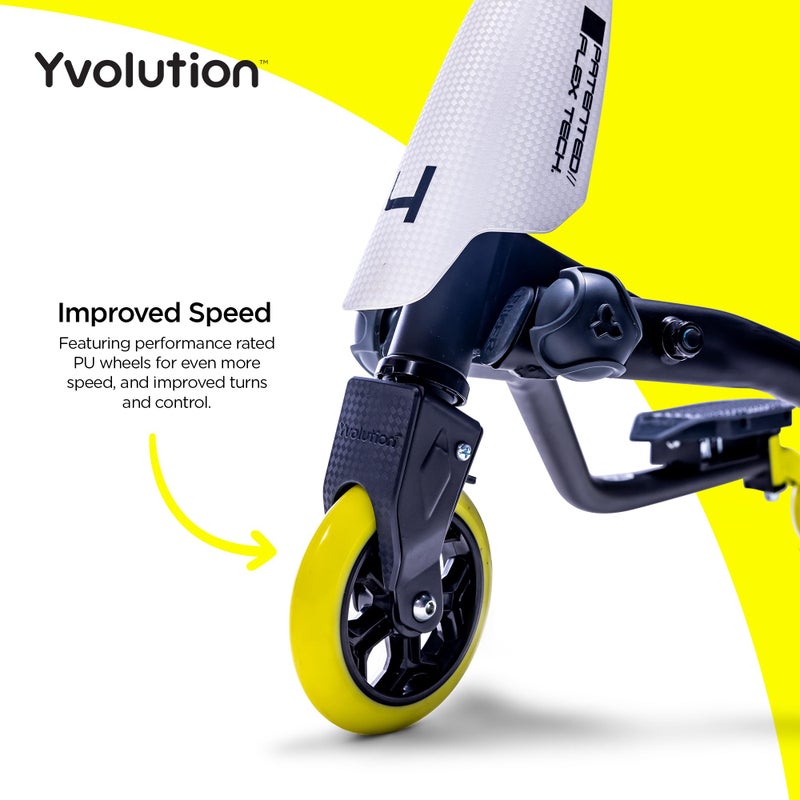 Yvolution Y Fliker Pro Drifting Scooter Foldable Swing Wiggle Scooter for Boys and Girls Age 6+ Years Old - Image 3