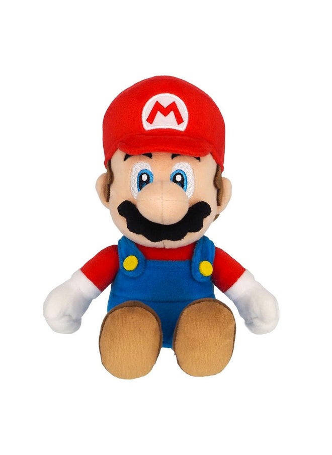 Sanei Super Mario All Star Collection 9.5" Mario Plush, Small  - Image 2