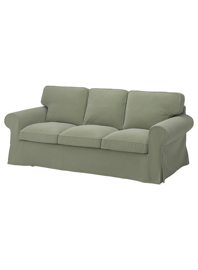 Zaboon Cover for 3-seat sofa, Hakebo grey-green - Image 1