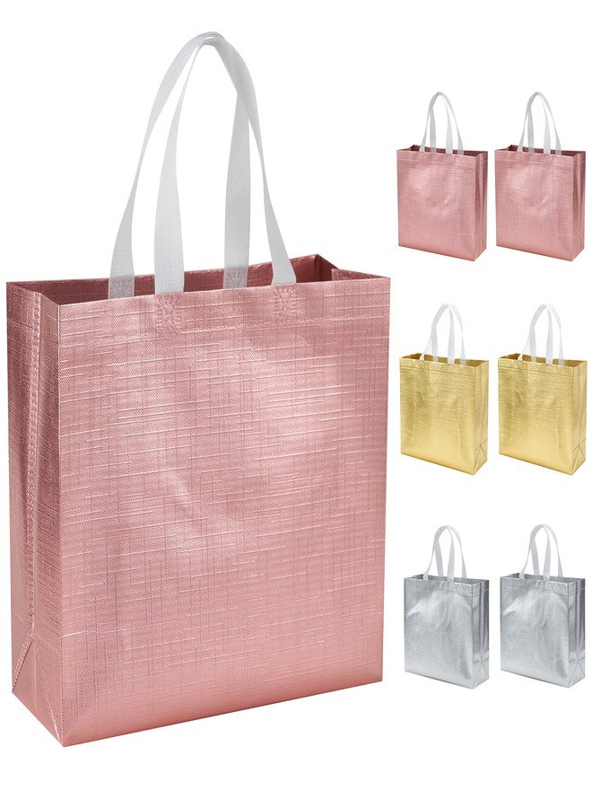 Tendwarm 6 Pcs Reusable Large Gift Bags with Handles for Party Wedding - Image 1