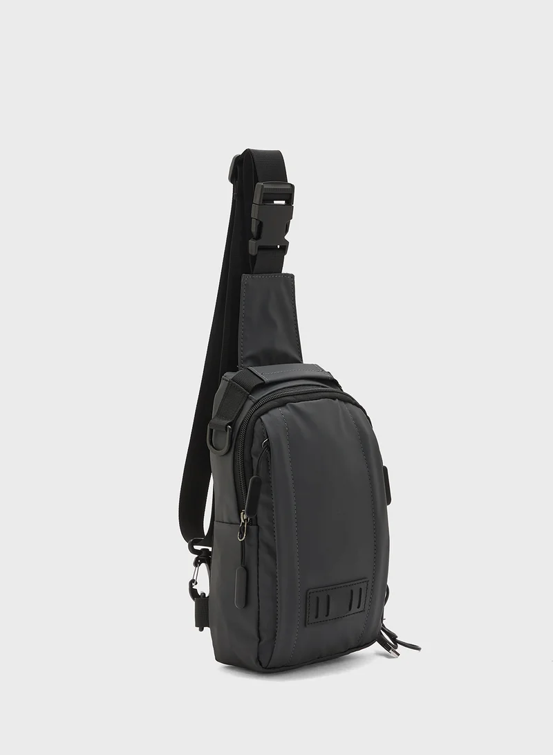 Robert Wood Casual Crossbody Sling Bag