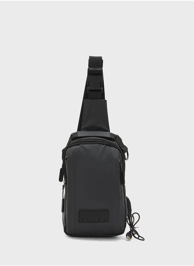 Robert Wood Casual Crossbody Sling Bag