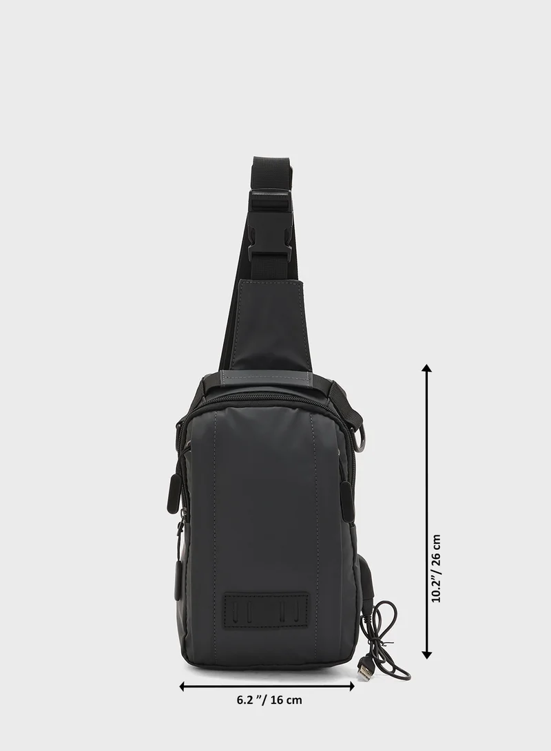 Robert Wood Casual Crossbody Sling Bag