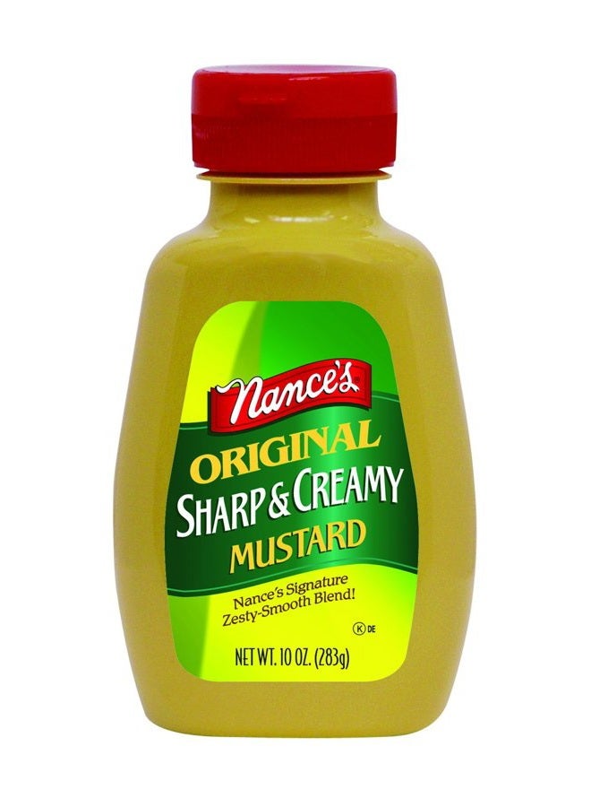 nances Mustard Sharp & Creamy, 10-ounces (Pack of 6) - Image 1