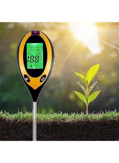 Beauenty Soil Moisture Meter,  Plant Water Monitor 4-in-1 with pH Tester Meter, Gardening Tool Kits for Plant Care, Great for Garden, Lawn, Farm, Indoor & Outdoor Use  - Image 1