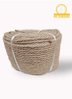SUNRISE Jute Rope,4mm Thick,91.44m,Strong Hemp Twine Cord For DIY Crafts, Decoration, Gift Wrapping, Garden, Hanging and Packing And Pets Eco Friendly Durable Utility Rope  - Image 1