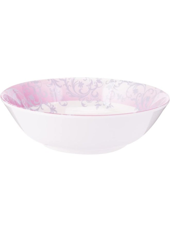 AKDC M/Mine Soup Bowl L(15cm) xW(15cm) xH(4cm) Light Pink And White - Image 2