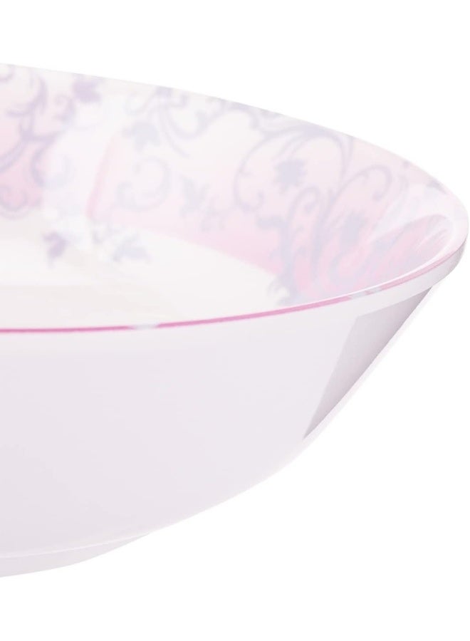AKDC M/Mine Soup Bowl L(15cm) xW(15cm) xH(4cm) Light Pink And White - Image 3