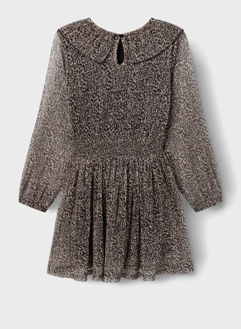 NAME IT Kids Printed Midi Dress