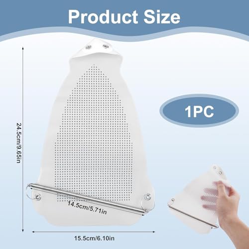 ON STORE Steam Iron Teflon Cover | Non-Stick Heat Resistant Iron Soleplate Cover | Protects Clothes from Shine, Burns & Scorching | Universal Fit for Steam & Dry Irons - Image 5
