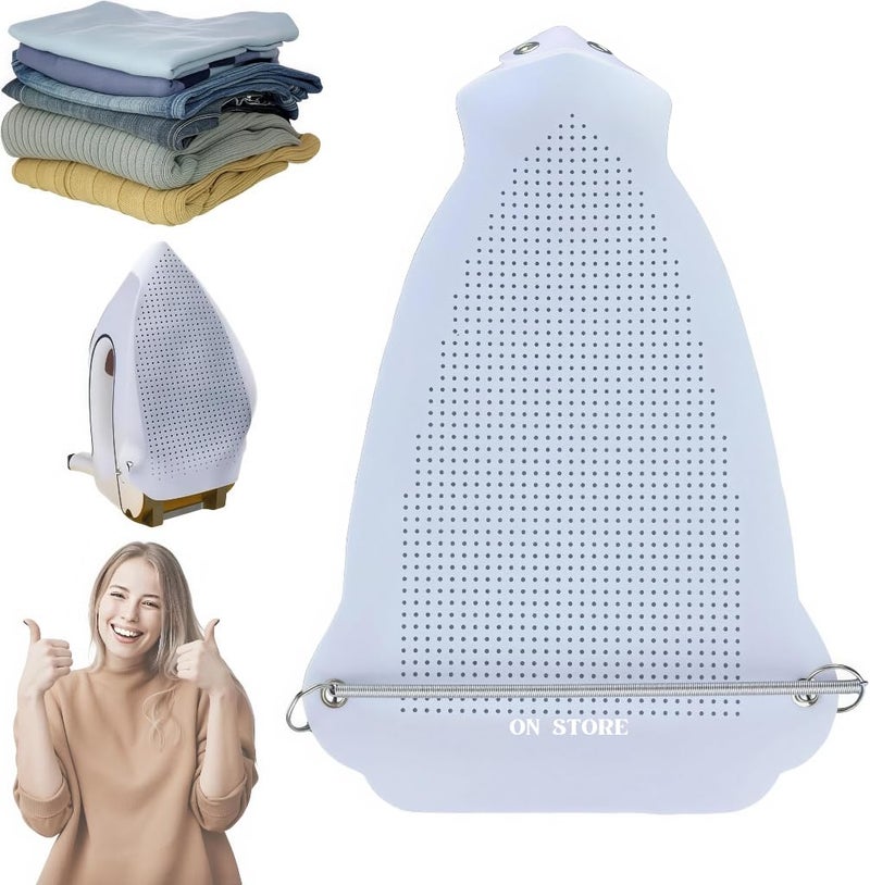 ON STORE Steam Iron Teflon Cover | Non-Stick Heat Resistant Iron Soleplate Cover | Protects Clothes from Shine, Burns & Scorching | Universal Fit for Steam & Dry Irons - Image 1