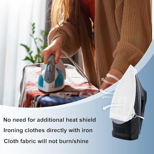 ON STORE Steam Iron Teflon Cover | Non-Stick Heat Resistant Iron Soleplate Cover | Protects Clothes from Shine, Burns & Scorching | Universal Fit for Steam & Dry Irons - Image 4