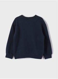 LC WAIKIKI Crew Neck Printed Long Sleeve Girl Sweatshirt  - Image 2