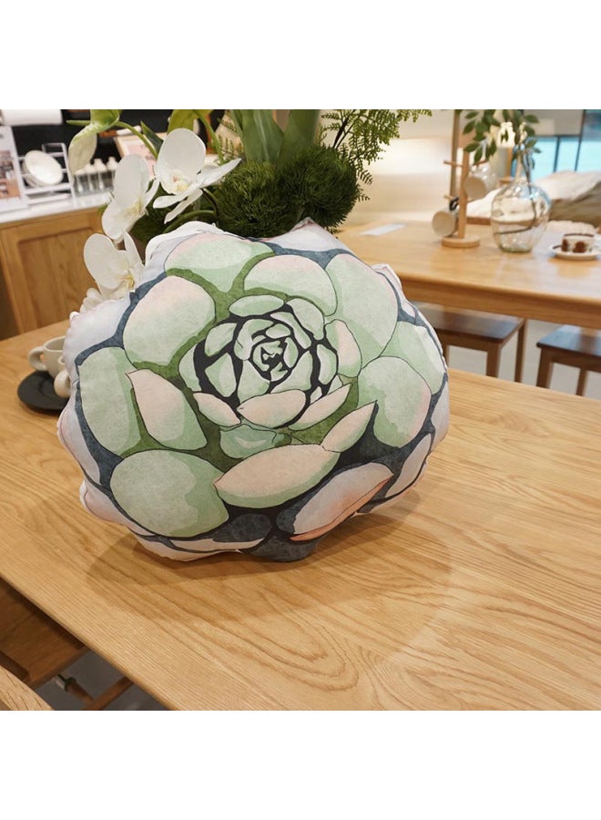 Simulation Succulent Pillow Lotus Cushion Plush Toy Cushion Home Accessories Home Pillow Model Room Pillow-Specifications:Dimension As Shown-Color:Flour Flesh - Image 3