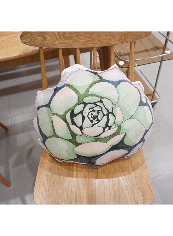 Simulation Succulent Pillow Lotus Cushion Plush Toy Cushion Home Accessories Home Pillow Model Room Pillow-Specifications:Dimension As Shown-Color:Flour Flesh - Image 4