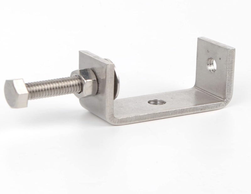 KYIEN 2Pcs 304 Stainless Steel C Clamp 65MM Heavy Duty C Clamp Woodworking Building Tiger Clamp Adjustable Wide Jaw Opening C Clamp - Image 5