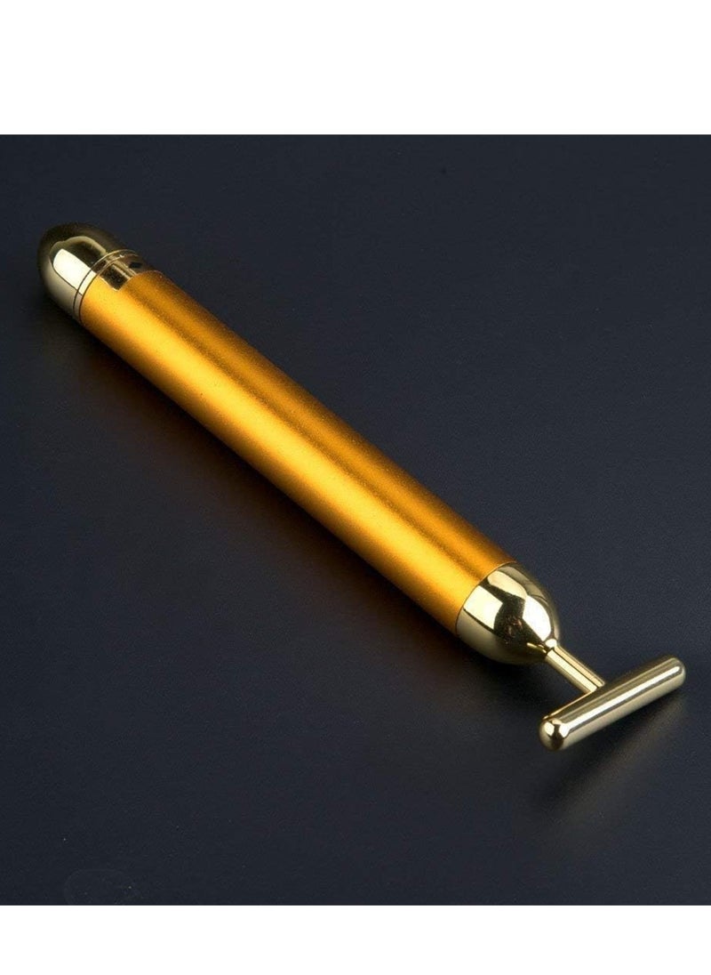 ELTRAZONE - 24K Gold Vibrating Energy Roller – Your Secret to Firm, Radiant, and Youthful Skin - Image 1