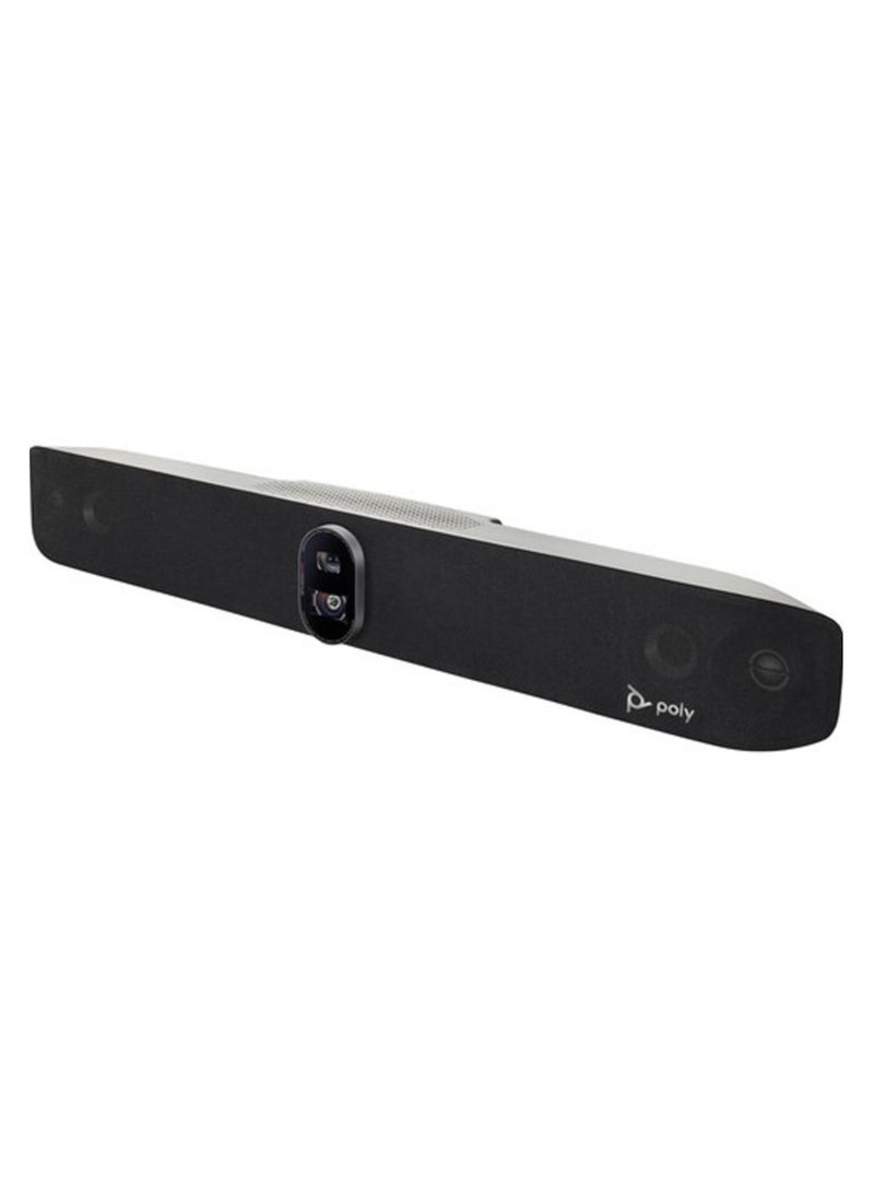 Poly Studio X70 All-In-One Video Bar with TC10 Controller Kit - 2 x 20 MP 4K Cameras, 7.3x Digital Zoom, 140° Wide Field of View, DirectorAI Smart Camera, NoiseBlockAI, Dual MEMS Microphones, 5-30 fps, 10" Touch Display, AES 128/256 Encryption, USB-C, HDMI, Ethernet, Auto-Sensing Power Supply, Wall Mount Kit, Includes HDMI Cables & AC Adapter | 8L531AA  - Image 2