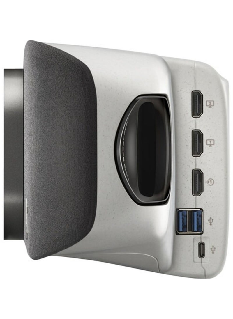 Poly Studio X70 All-In-One Video Bar with TC10 Controller Kit - 2 x 20 MP 4K Cameras, 7.3x Digital Zoom, 140° Wide Field of View, DirectorAI Smart Camera, NoiseBlockAI, Dual MEMS Microphones, 5-30 fps, 10" Touch Display, AES 128/256 Encryption, USB-C, HDMI, Ethernet, Auto-Sensing Power Supply, Wall Mount Kit, Includes HDMI Cables & AC Adapter | 8L531AA  - Image 3