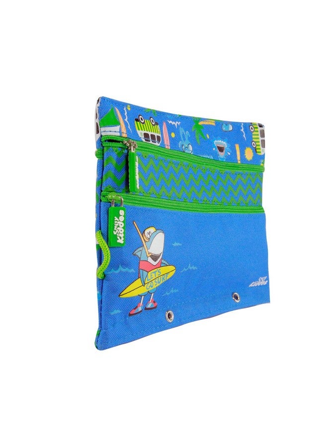 سمايلي كيدوز سمايلي كيدوس | حافظة أقلام أنيقة A5 (زرقاء) | حافظات أقلام للأطفال والمدارس | حافظة أقلام أنيقة للبنات | حافظة أقلام للأطفال | حافظة أقلام زرقاء | حافظة أقلام للأطفال - Image 2