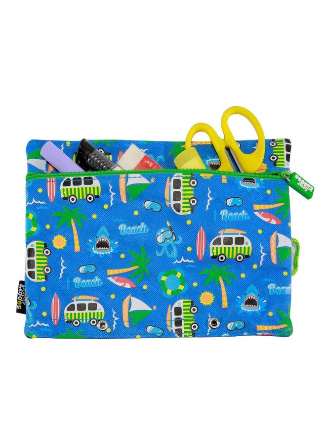 سمايلي كيدوز سمايلي كيدوس | حافظة أقلام أنيقة A5 (زرقاء) | حافظات أقلام للأطفال والمدارس | حافظة أقلام أنيقة للبنات | حافظة أقلام للأطفال | حافظة أقلام زرقاء | حافظة أقلام للأطفال - Image 5