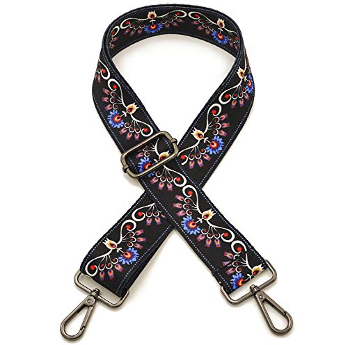 ROYGBCP Replacement Purse Strap Adjustable Crossbody Handbag Stripe Wide Bag Straps Guitar strap for Women - Image 3