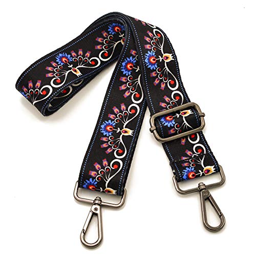 ROYGBCP Replacement Purse Strap Adjustable Crossbody Handbag Stripe Wide Bag Straps Guitar strap for Women - Image 5
