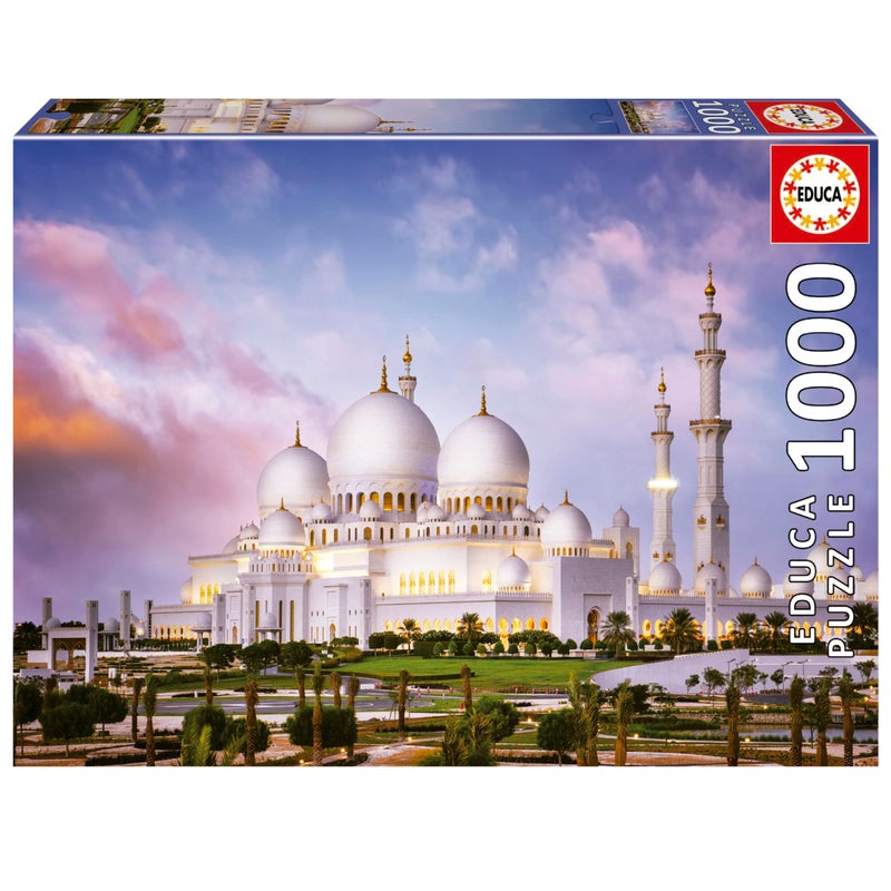 Educa 1000 Piece Puzzle for Adults Sheikh Zayed Grand Mosque 14 Years Old 19644 - Image 2
