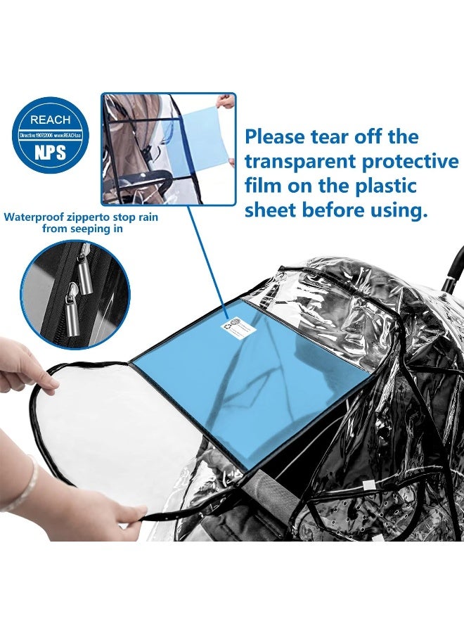 Vaxaape Stroller Rain Cover - Image 2
