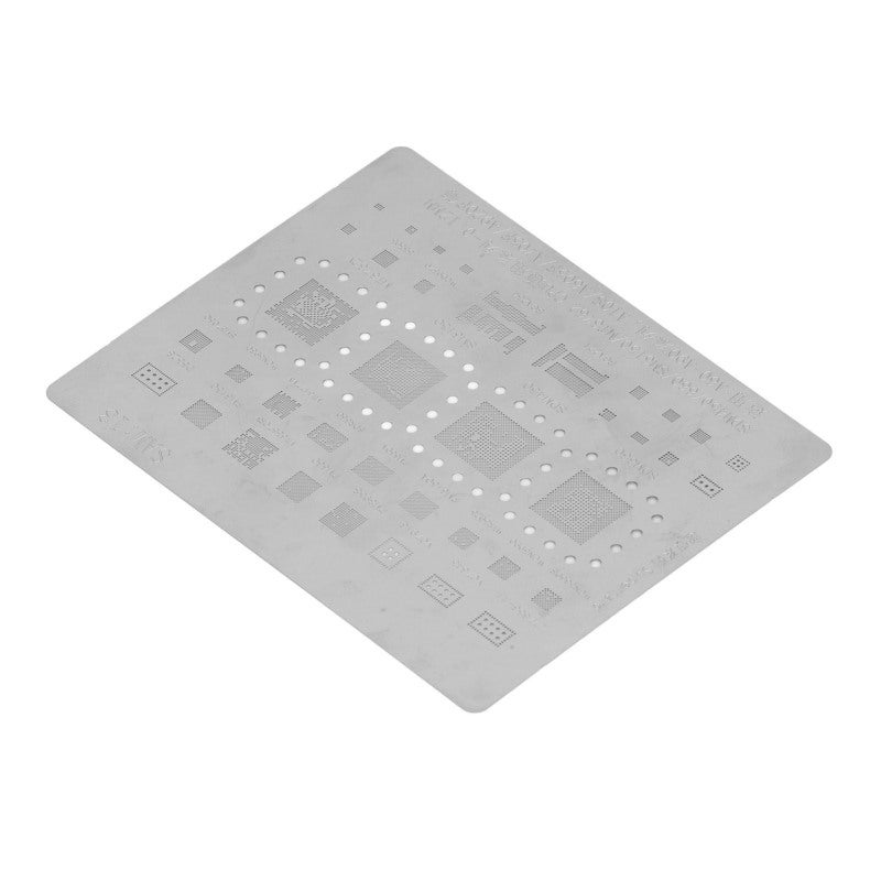 BGA Reballing Stencil 0.12mm Stainless Steel Phone CPU Rework Tool - Fast Tinning Accurate Positioning Stencil for SDM450 SM6150 MT6762 IC Chip Repair - Image 4