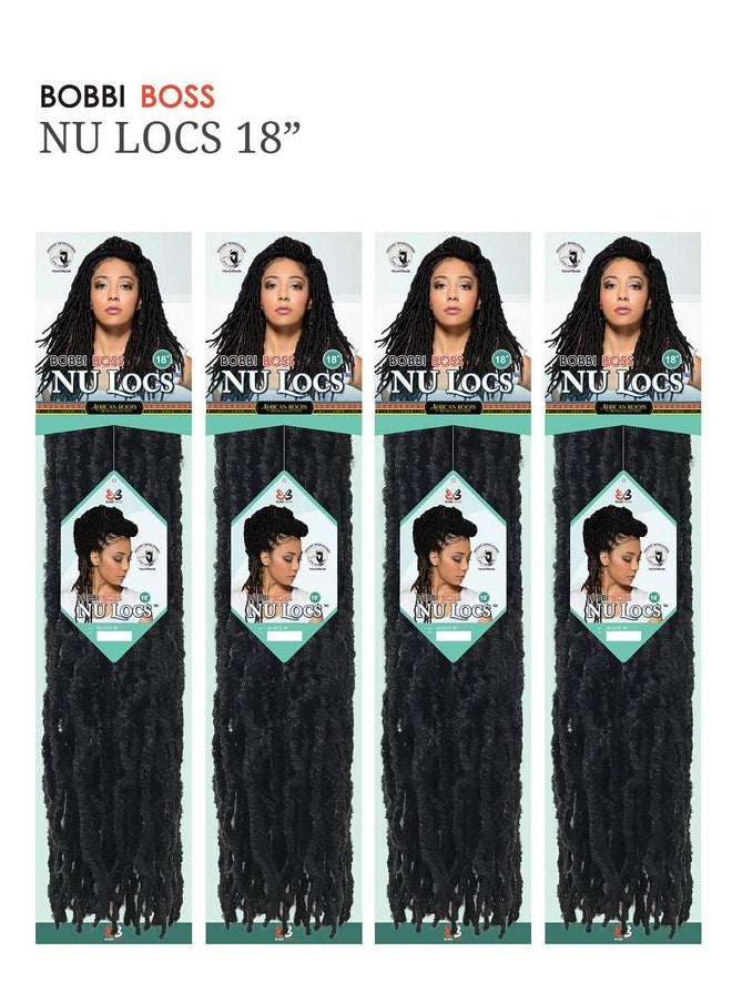BOBBI BOSS Synthetic Hair Crochet Braids African Roots Braid Collection Nu Locs 18 (4Pack 2)  - Image 3