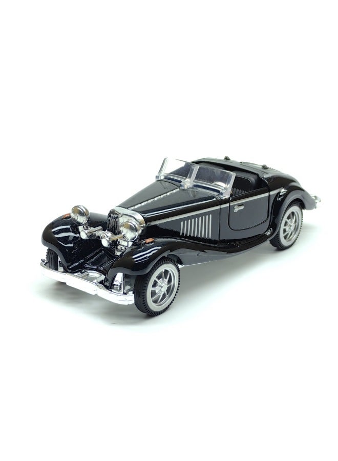 Cross-border (bagged) 1:34 Ben K500 Convertible Alloy Car Model Back To Open The Door Simulation Car Retro Classic Car 