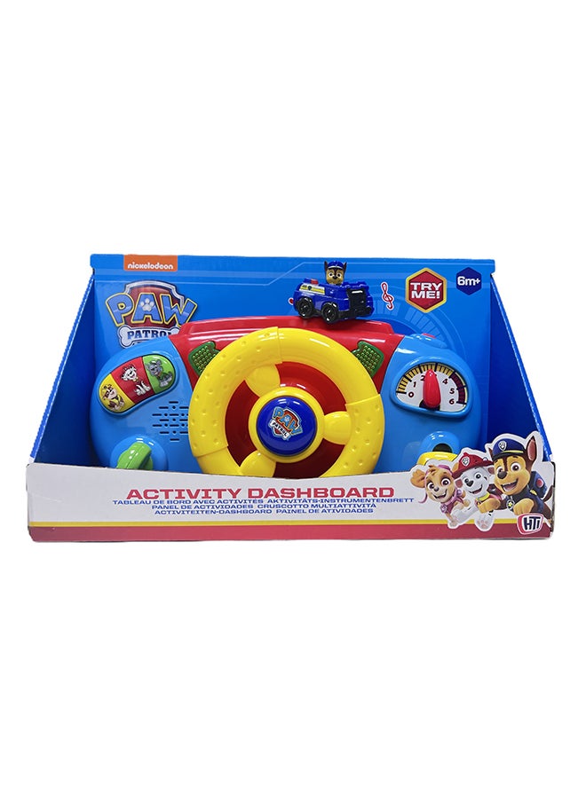 nickelodeon Paw Patrol Activity Driver Dashboard steering wheel | Lights and Sound Effects, interactive | Gift Ideal for ages 6 months  - Image 1