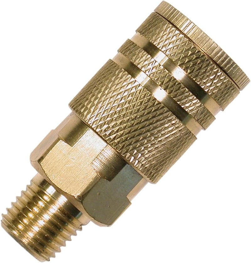 Primefit IC1414MB6B10P 14Inch 6Ball Brass Male Industrial Coupler Contractor Pack 10Piece - Image 2
