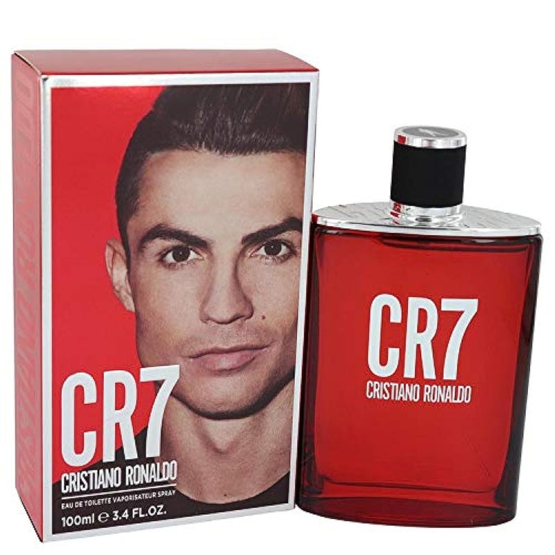 CR7 Cristiano Ronaldo Eau de Toilette Spray for Man, 3.4 Ounce, Red - Image 1