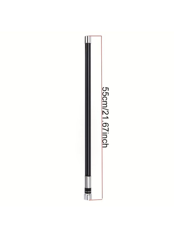 NL 550 Black Dual Band 144 430 MHz 200W High Gain Fiberglass Antenna PL259 - Image 2