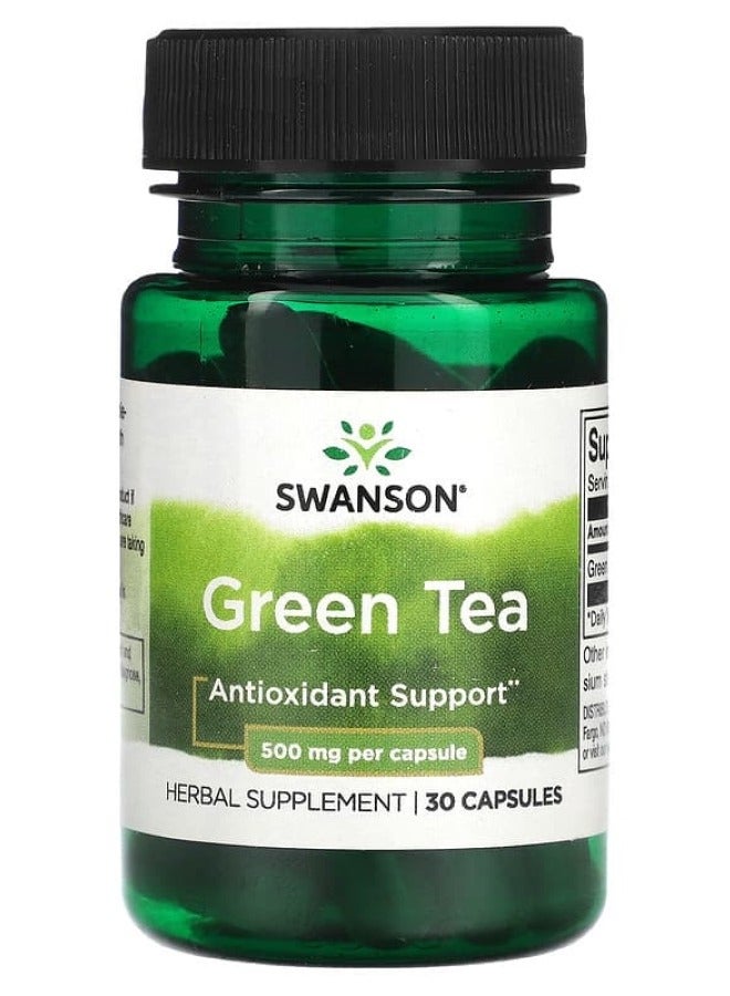 SWANSON Green Tea 500 mg 30 Caps