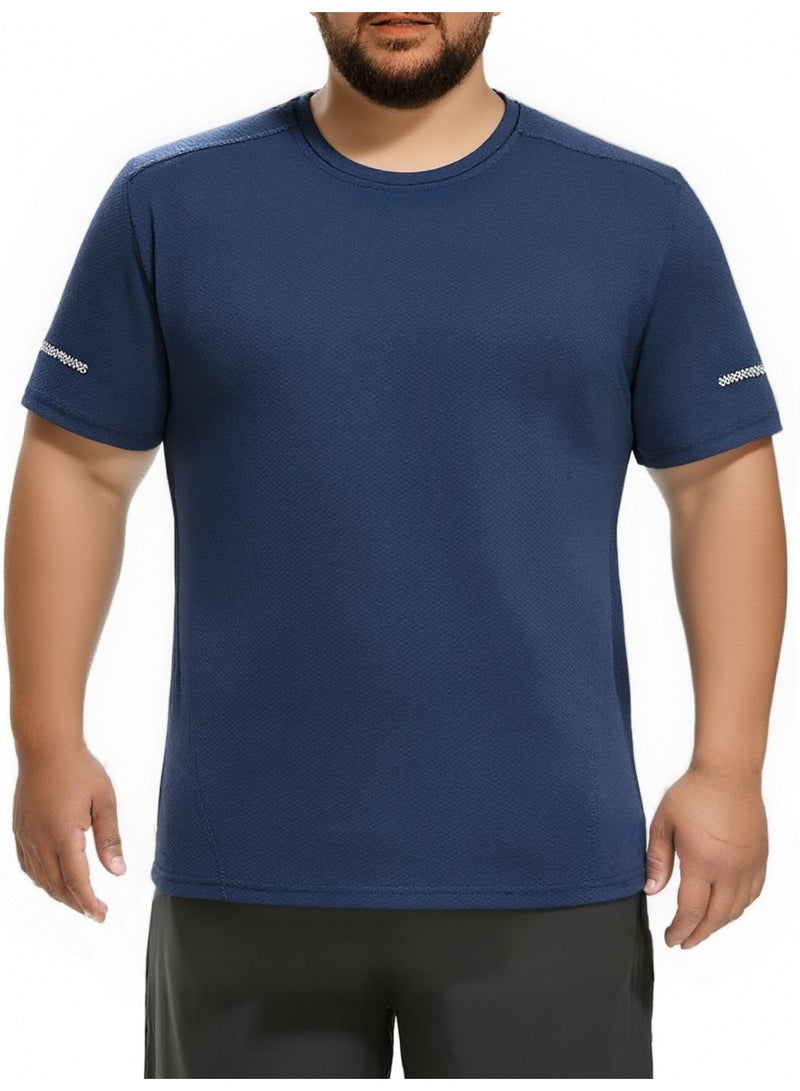 PATELIS PLUS Size 7XL for Men Quick Drying and cool feeling T-shirt for Men Round Neck Plus Size  sport swim  Short Sleeve Oversized T Shirt - Image 5