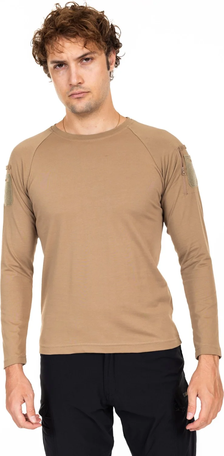 اكينجيلار اوت دور AKN 714 Long Sleeve Crew Neck Tactical Sweat-Beige
