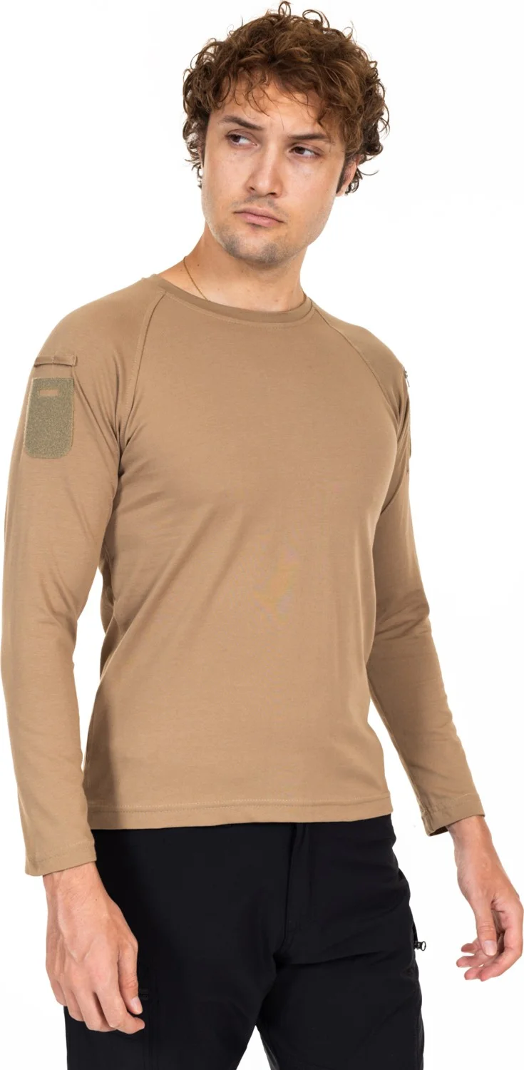 اكينجيلار اوت دور AKN 714 Long Sleeve Crew Neck Tactical Sweat-Beige