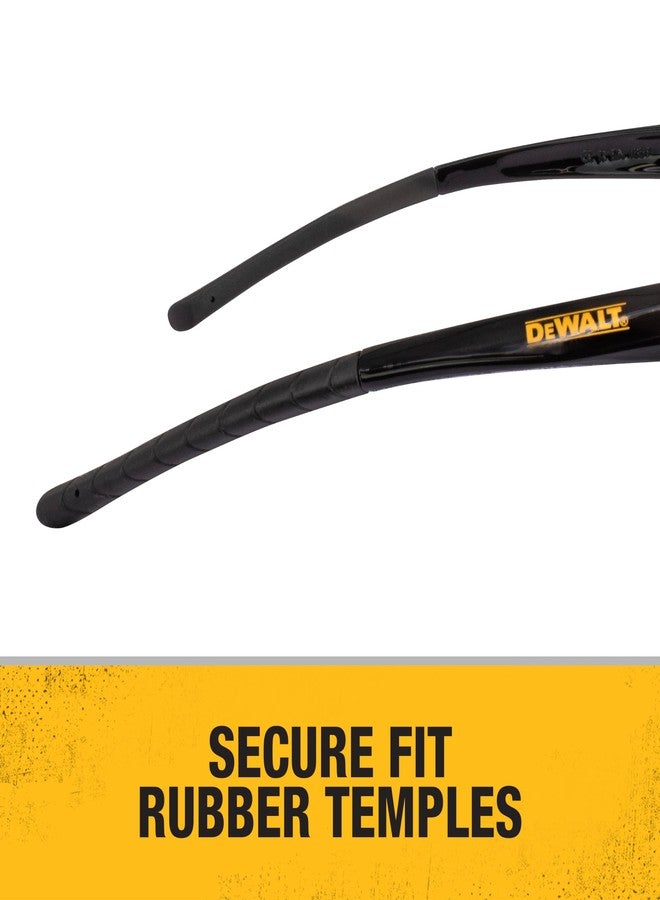 ديوالت نظارات واقية من DEWALT DPG51-2C Radius Smoke 10 ذات قاعدة منحنية وعدسات أمان - Image 5