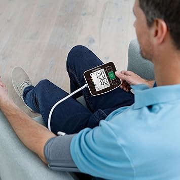 Medisana BU 516 Upper Arm Blood Pressure Monitor Precise Blood Pressure and Pulse Measurement with Memory Function Traffic Light Scale Function to Indicate an Irregular Heartbeat - Image 3