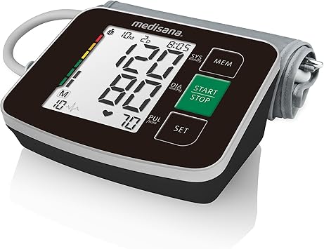 Medisana BU 516 Upper Arm Blood Pressure Monitor Precise Blood Pressure and Pulse Measurement with Memory Function Traffic Light Scale Function to Indicate an Irregular Heartbeat - Image 1
