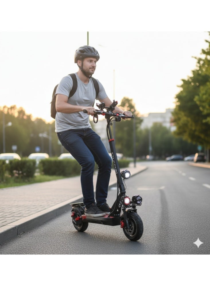 Monster Electric Scooter with 3 Headlights 2026 Edition - Image 3