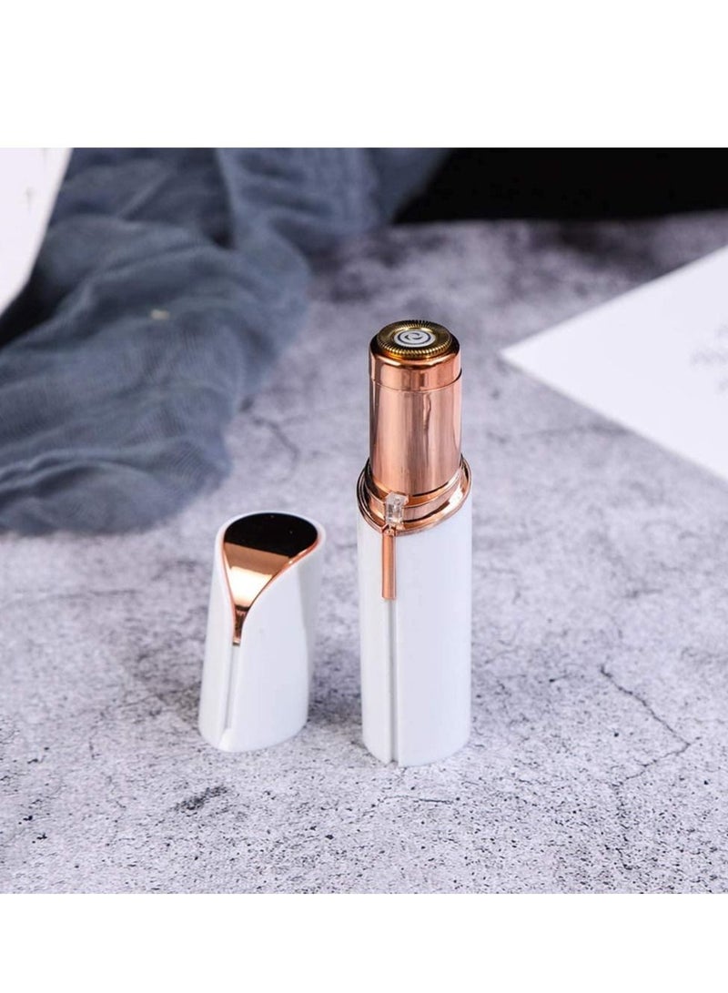 أداة إزالة شعر الوجه للسيدات، أداة تشذيب شعر الوجه المحمولة غير المؤلمة لإزالة شعر الوجه الخفيف والذقن والشفة العليا بشكل فعال وبدون عيوب (أبيض) - Image 2