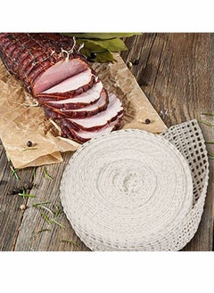 SYOSI Meat Netting Roll Cotton Smoked Meat Poultry Ham Netting Roll Wrapping Net Meat Tying Roll for Meat Cooking, The Sausage Maker 4Pcs, 1m  - Image 3