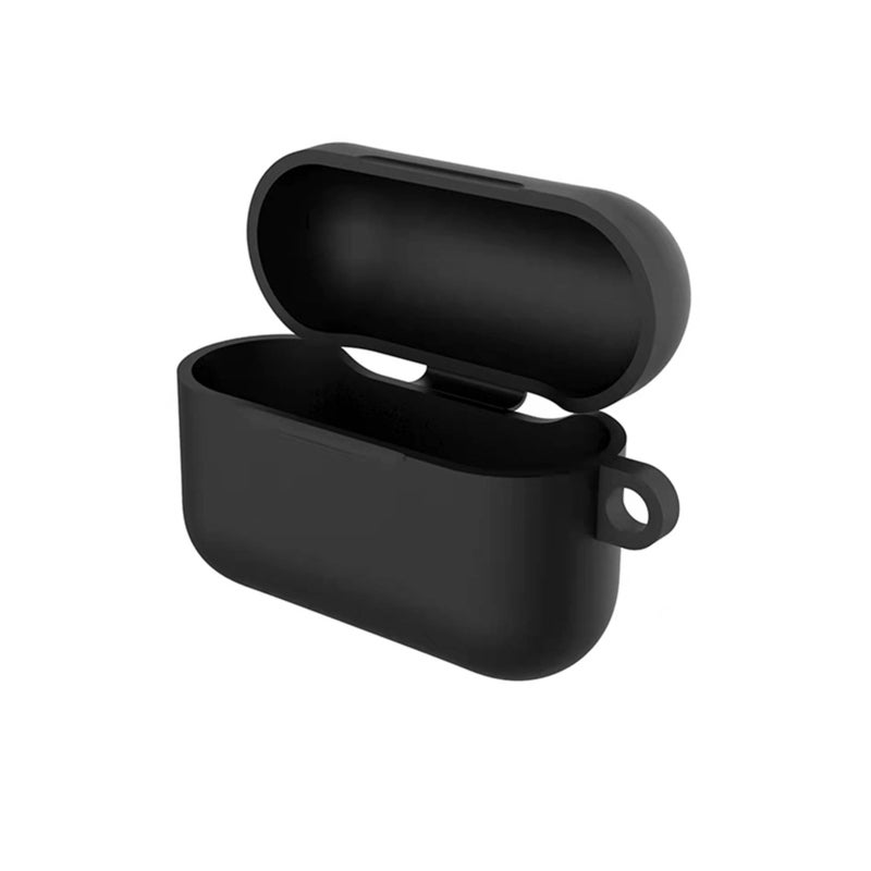 Silicone Headphone Cover Black High-Quality Soft Durable Material - 360° Anti-Dust Anti-Scratch Non-Fingerprint Earphone Protector Cover for M6 Wireless Earbuds Charging Case - Image 1