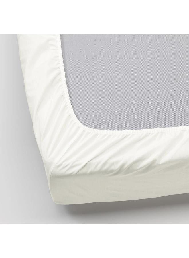 erorex Fitted Sheet White 140X200 Cm - Image 4